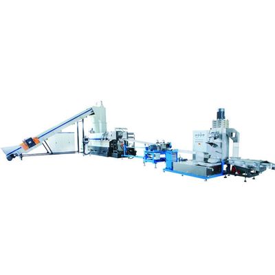 comprar Máquina de reciclado de fibras de PET y copos de PET con compactador cortador online manufacture
