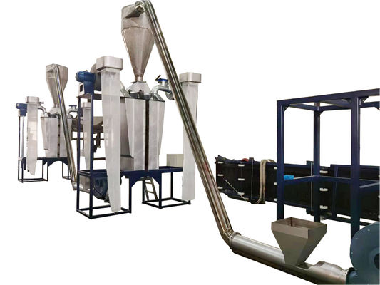 comprar Línea automática de reciclaje de botellas de mascotas de tornillo único online manufacture