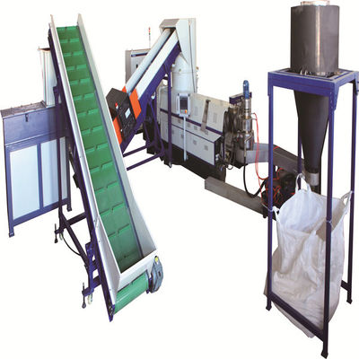 Máquina de reciclaje de pellets de plástico de PP / PE 200 kg/hr Máquina de extrusión de reciclaje