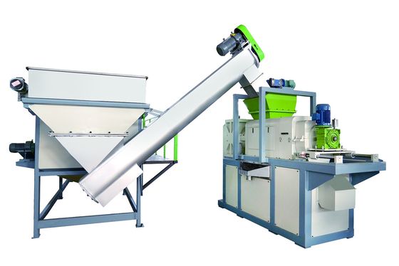 Seca automática de compresión de plástico 1400kg/hr Extrusora de reciclaje de plástico 280kW
