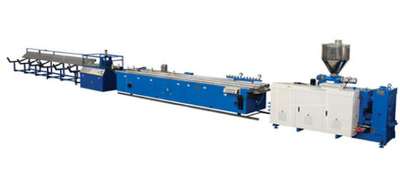 Máquina eléctrica de extrusión de tuberías de plástico, línea de extrusión de tuberías de HDPE PP