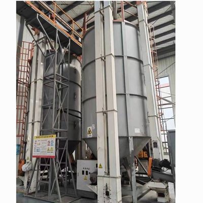 Máquina de reciclaje de pelletización de plástico de acero inoxidable mezcla de silos para las bolitas de plástico ABS de PP PET