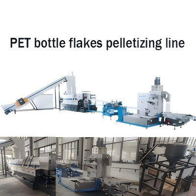 1500-2000kg/Hr botellas de PET copos Máquina de reciclaje Línea de producción de reciclaje de plástico automática