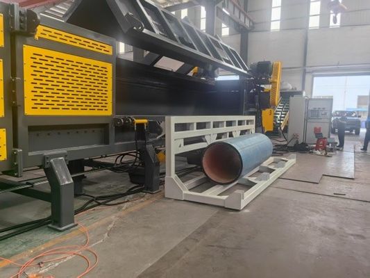 Máquina de trituración y granulación de plástico horizontal de tuberías de HDPE y PVC automática y de alta eficiencia