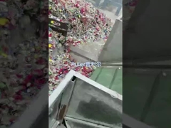 500-3000 kg/h Máquina de lavado de botellas de leche Máquina de reciclaje de botellas de plástico de secado centrífugo