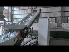 Extrusor de doble etapa con un solo tornillo Sistema automático de lavado de películas de PE calefacción eléctrica