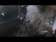 Máquina de elevación de películas para lavadoras de plástico