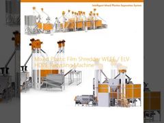 Máquina de reciclaje de RAEE / ELV HDPE para triturar películas de plástico mixtas